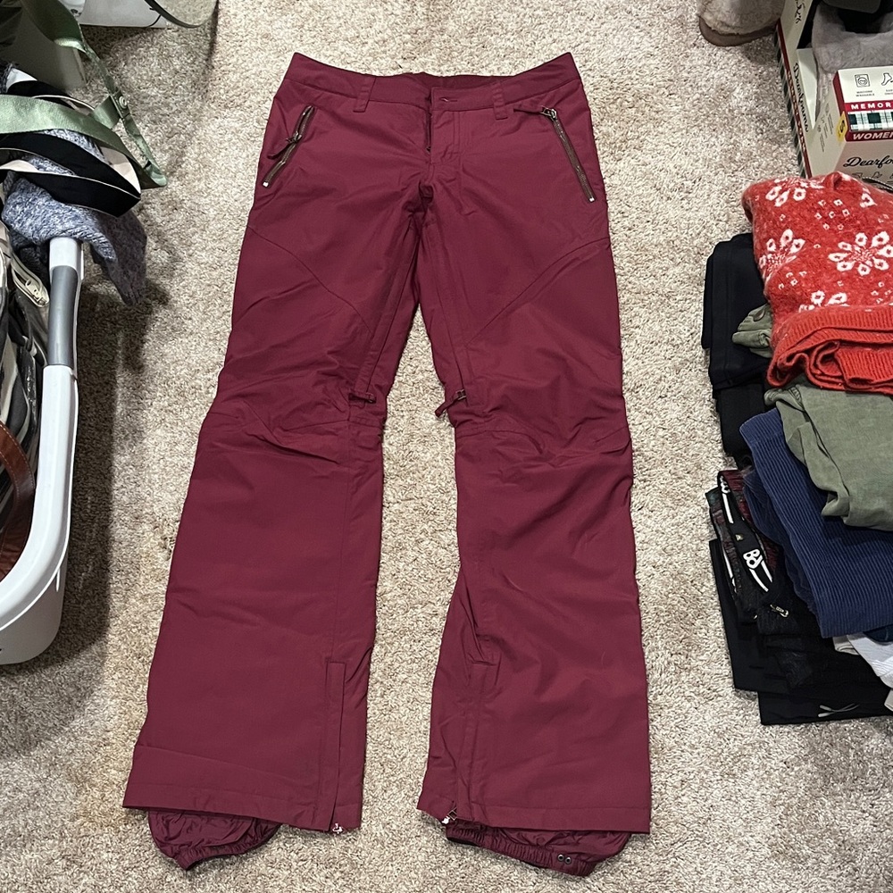 Burton Maroon Ski Snowboard Snow Pants